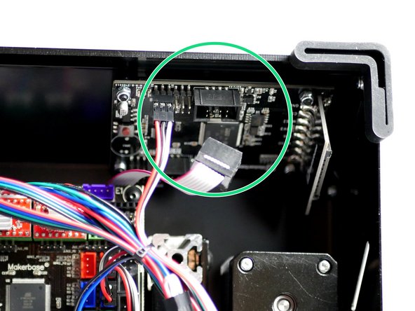Disconnect the touch Screen display from the control board.