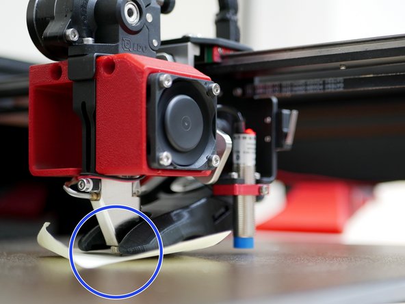 Home the printer and Select T0.