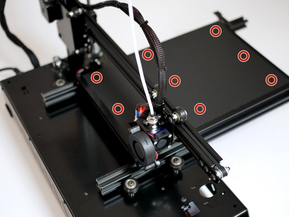 The axes will home again and the sensor will now go around the platform probing 9 points.
