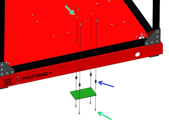 Mount the board to the base: