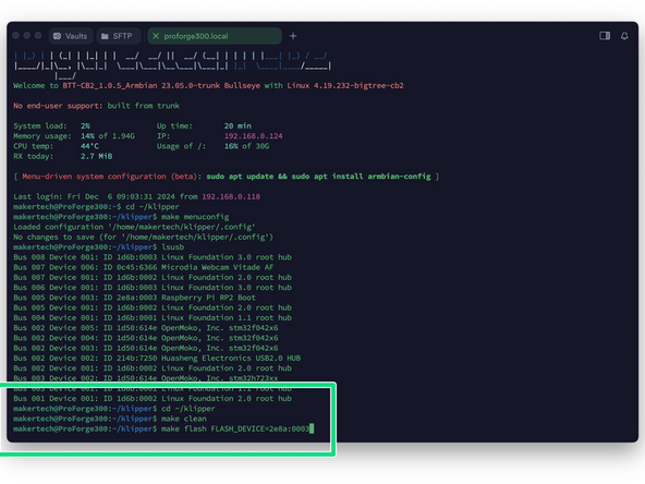 Send the following command: