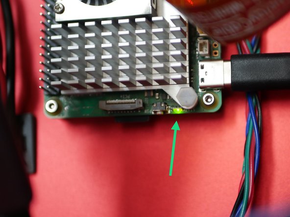 Near the SD card is an indicator LED, it will blink in a distinctive way to indicate an error.