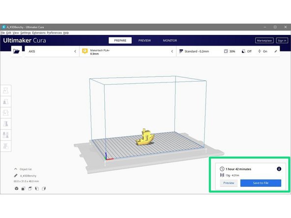 When happy with the settings, hit slice.