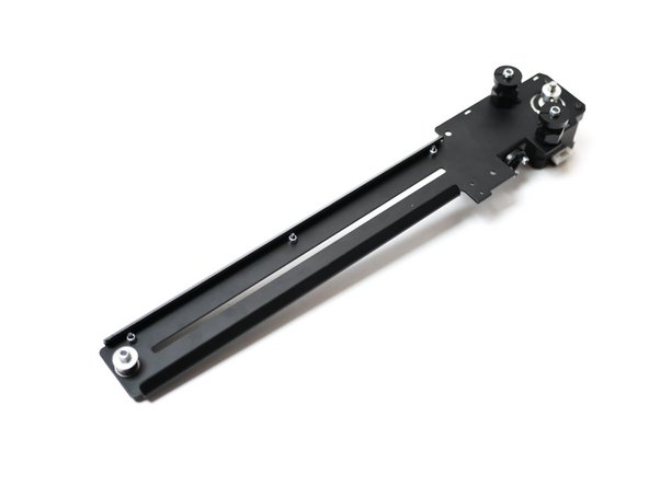 The rail should be fitted 5mm from the top edge of the gantry.