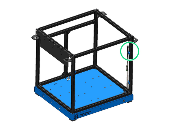 If you are installing the enclosure adjust the position of this Rail Mount by moving it one hole up on the rail. This is to allow room for the enclosure door hinge.