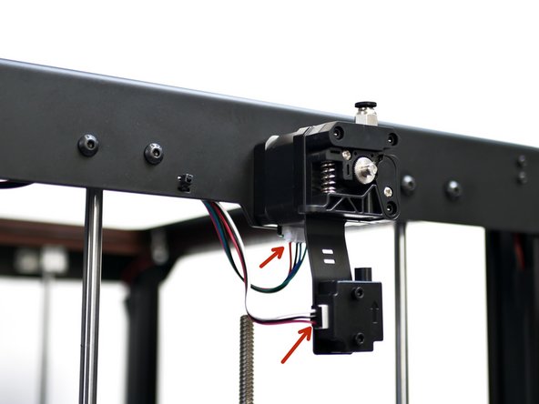 Finally, connect the motor and sensor cables.