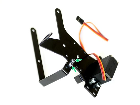 Install the second print fan mount with two M3 x 8mm bolts and M3 Nyloc nuts.