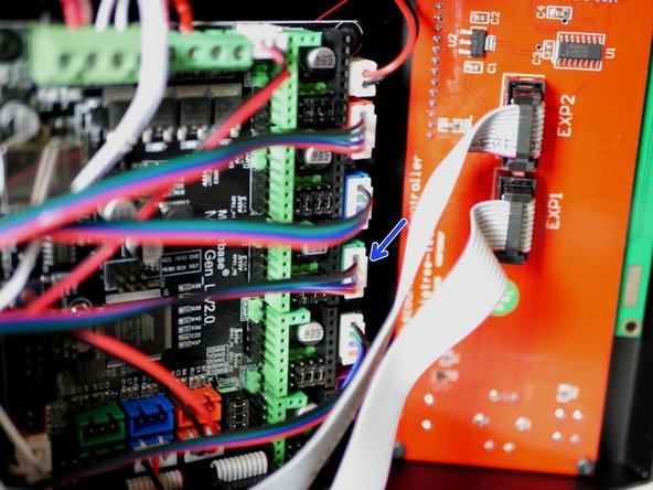 Plug one end into the Z-motor.