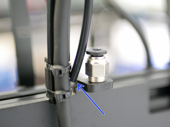 Cut any excess tubing.