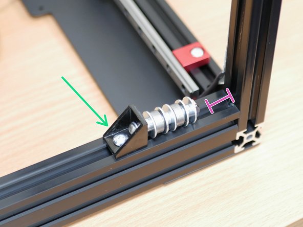 Install the idler assemblies with just the M5 bolt.