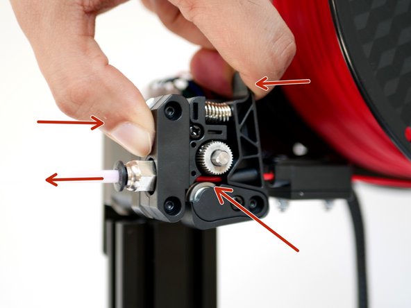 Feed it through the filament sensor.