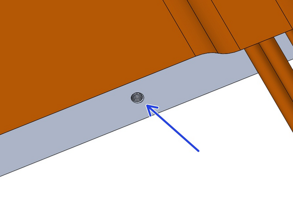 Ensure the cables are on the side with the M4 threaded hole as shown.