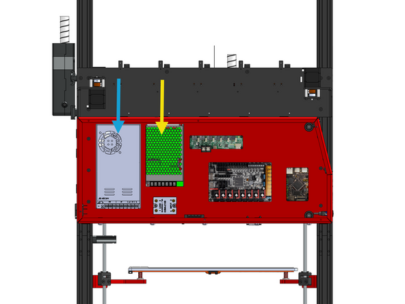 Inside the electronics box you will find two power suppliers.