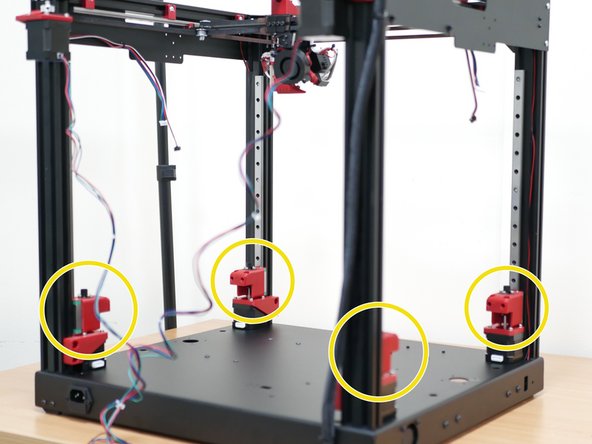 Repeat with he other three carriages.