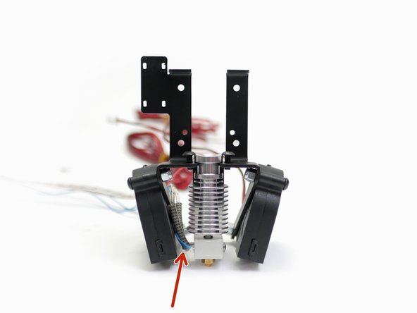 Ensure the Hotend is pushed all the way into the mount.