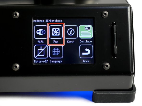 Go to Settings -> Fan