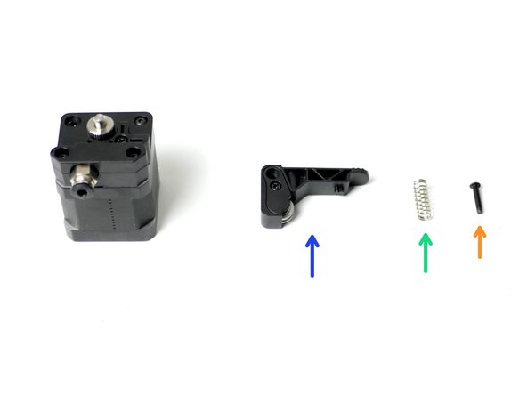 Take the Idler arm and attach it to the assembly.