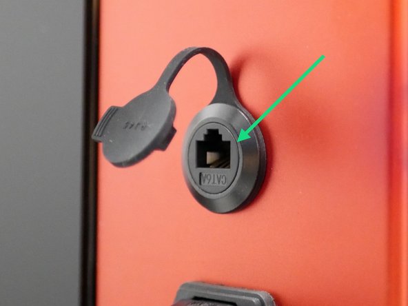 Alternatively you can also connect via the ethernet port.