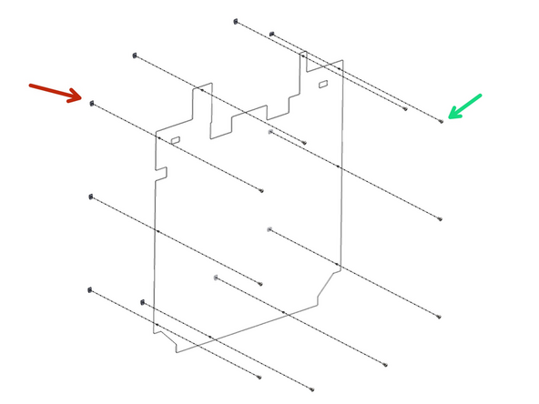 Take the right panel and remove the protective film from it.