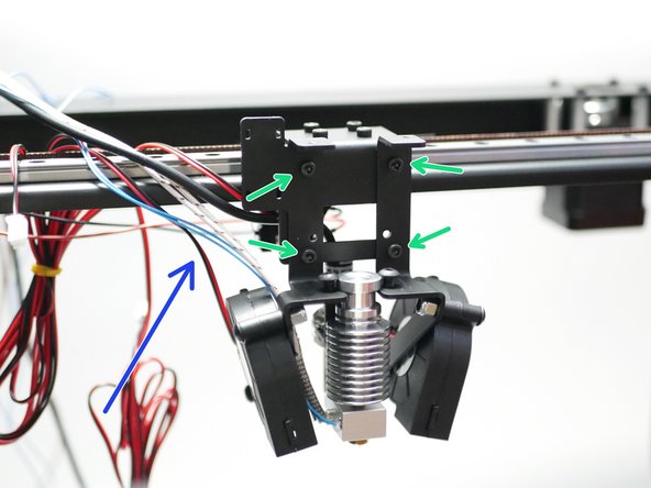 Secure the Mount to the Tool Carriage on the gantry.