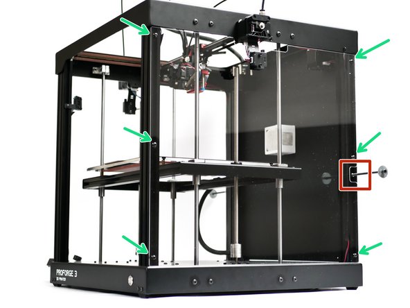 Orientate so that the spool holder cut out points to the rear of the machine.