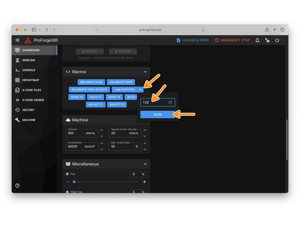 There should be less than a 1mm gap between the tool plate and master plate.