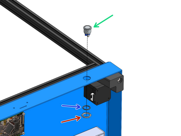 Disconnect the power switch from the power cable assembly.