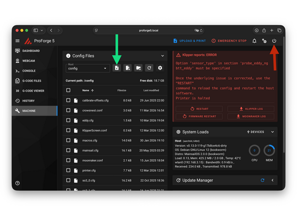 Upload all of the downloaded config files to your printer, replacing any duplicates.