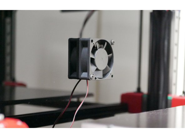 Take the fume filter from the old panel and attach it to the new one.