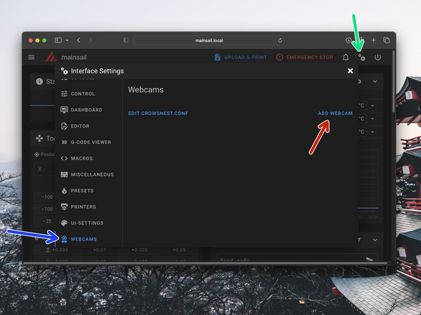 Go to setting in the top right corner.