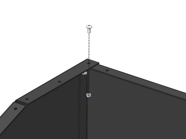 Fasten on two more M5 x 10mm Bolts and M5 Nyloc Nuts.