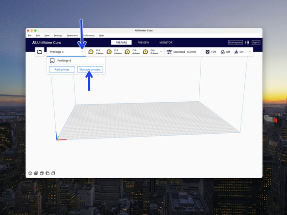 Do this by going to the Marketplace and installing the Moonraker Connection plugin.