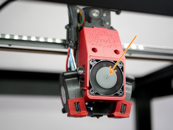 Electronics Fan should spin.