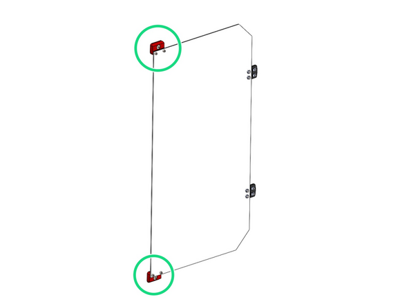 Take the two front door panels and remove the protective film from both of them.
