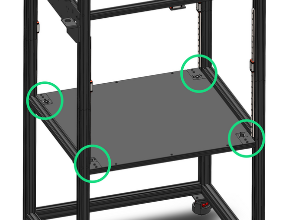 Loosen the bolts holding the enclosure panel as the tolerance between it and these brackets is tight. Tighten again once brackets are secure.