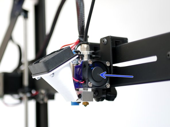 Make sure that the 30mm fan is spinning, this fan should always be one, powering your hotend without this fan on will cause damage.