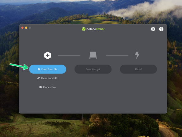 Take the included 32GB SanDisk SD card and flash onto it the Klipper firmware image that you downloaded in the previous step.