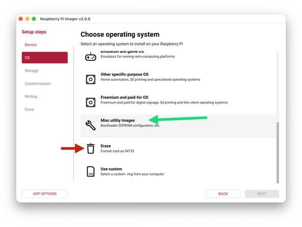 Take a separate SD card (1gb or more) and plug it into your computer. If you do not have a seperate card you can use the included 32GB card, but format it to FAT32 first.