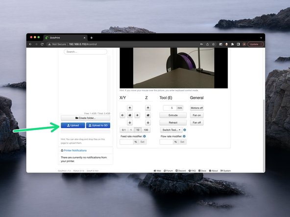 Use Makertech CURA Software to slice your models.