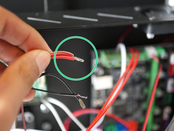 Unplug the power cables from the control board.