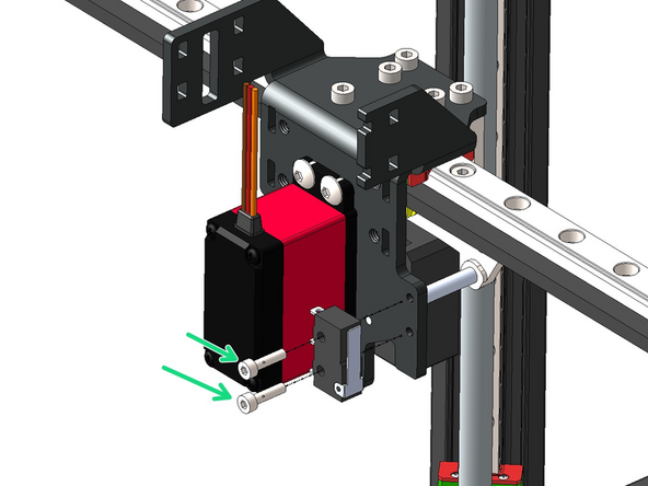 Fix the endstop to the Tool Carriage bracket.