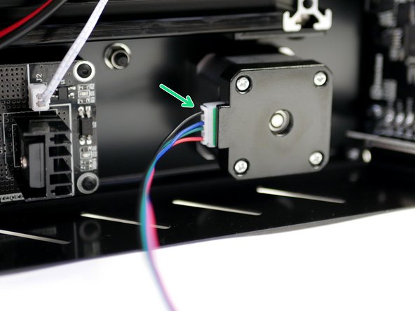 Connect motor cables to both Z-motors.