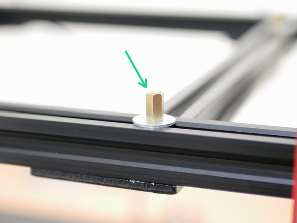 Position the front two on the longer front extrusion.