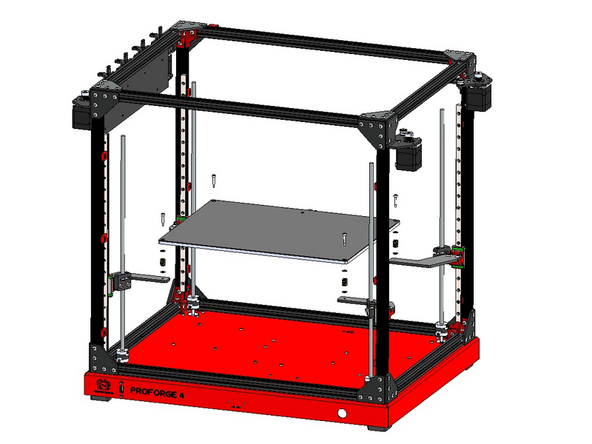 Mount the platform assembly onto the Z-Brackets: