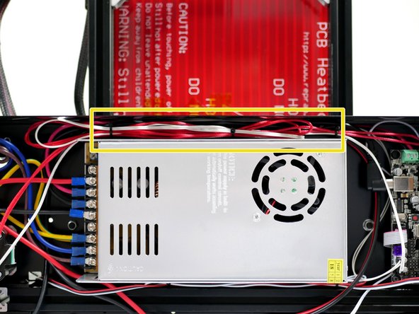 Keep the cable ties a short distance in from the ends so as not to create any sharp bends in the cables.