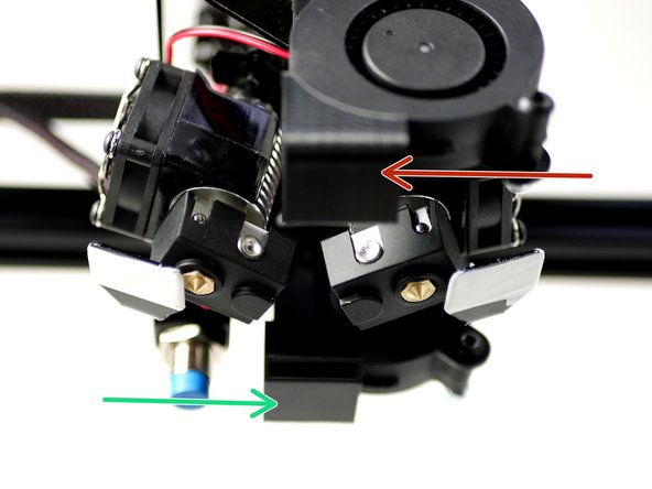 Fan shrouds can be found here, you can download and print them first before making modifications to your current setup.