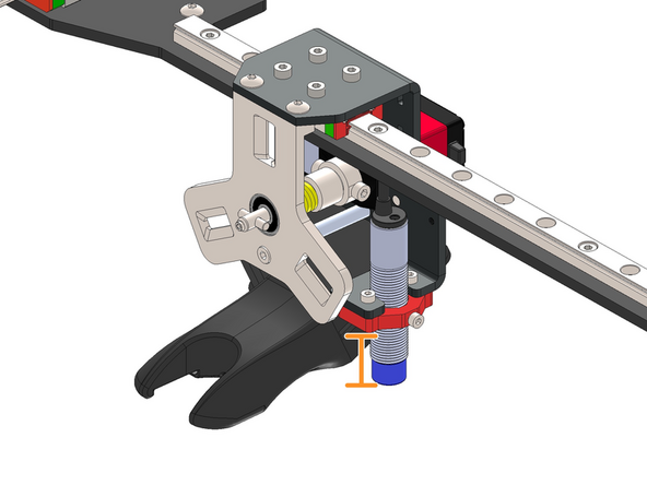 Then fix the assembly to the bracket.