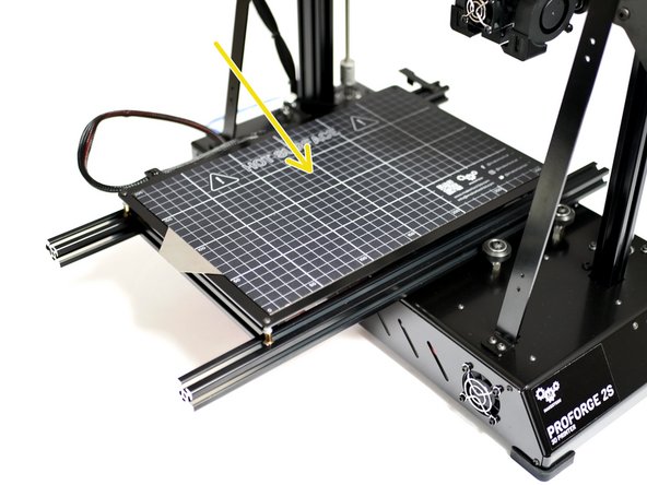 Fix the sticker onto the edge of the flexplate making sure to carefully align it with the top and bottom edges.