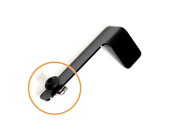 Prepare the endstop trigger with an M5x6mm bolt and M5 T-Nut.