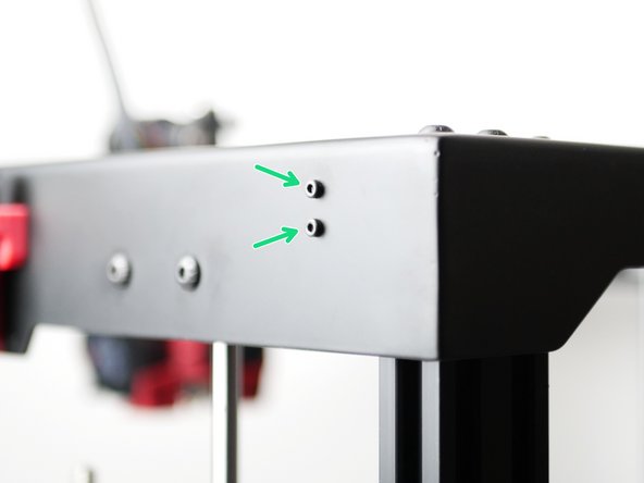 Fix the Y-Endstop to the top panel.